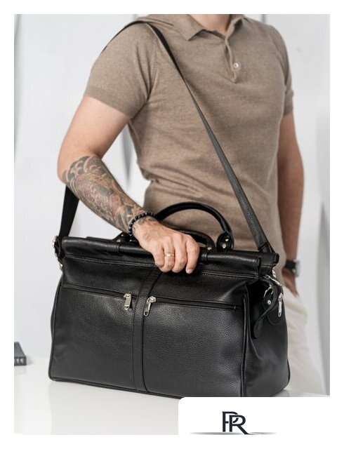 Саквояж Carlo Gattini Classico Veano 4004-01 (черный) - Изображение №8 — Интернет-магазин ПроЗаказ