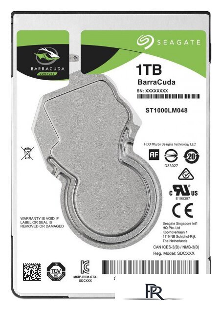 Жесткий диск Seagate Barracuda 1TB [ST1000LM048] - Изображение №1 — Интернет-магазин ПроЗаказ
