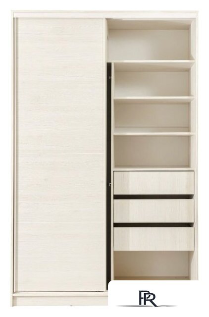 Шкаф-купе Рэйгрупп Bromo BBB 03 РГ-12.03 B 120 BBB 120x220.5 (дуб бордо лайт/белый) - Изображение №4 — Интернет-магазин ПроЗаказ