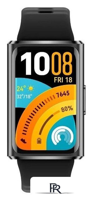 Фитнес-браслет Huawei Band 11 Pro (черный, с черным силиконовым ремешком, международная версия) - Изображение №2 — Интернет-магазин ПроЗаказ