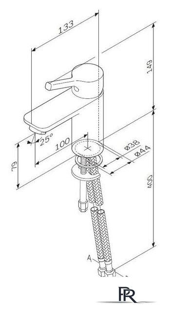 Смеситель AM.PM X-Joy F85B02100 - Изображение №9 — Интернет-магазин ПроЗаказ