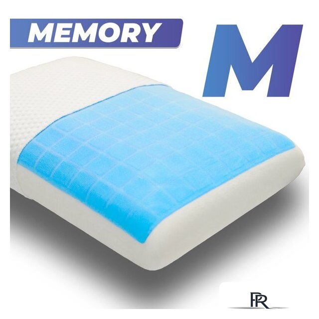 Ортопедическая подушка Фабрика сна Memory-4 M gel 60x40x12 - Изображение №2 — Интернет-магазин ПроЗаказ