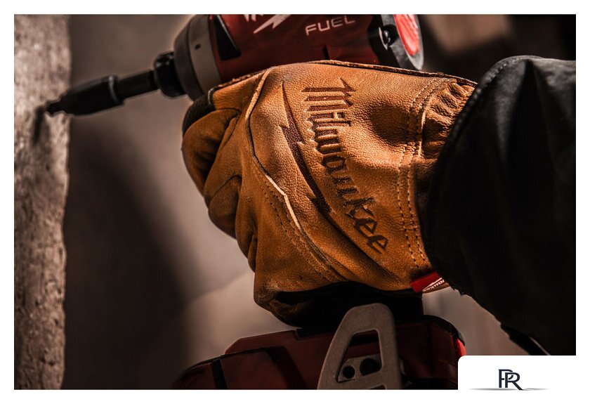 Перчатки из натуральной кожи Milwaukee 8/M 4932478123 - Изображение №3 — Интернет-магазин ПроЗаказ
