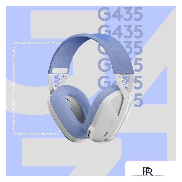 Наушники Logitech G435 Lightspeed (белый/сиреневый) - Изображение №6 — Интернет-магазин ПроЗаказ