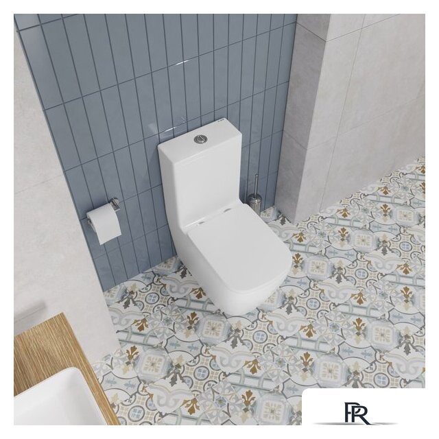 Унитаз напольный Lauter Vortex 2110012VF + гигиенический душ Rainix 21LT7714GL - Изображение №15 — Интернет-магазин ПроЗаказ