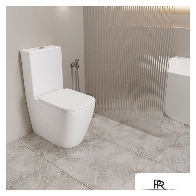 Унитаз напольный Lauter Vortex 2110012VF + гигиенический душ Rainix 21LT7714GL - Изображение №10 — Интернет-магазин ПроЗаказ