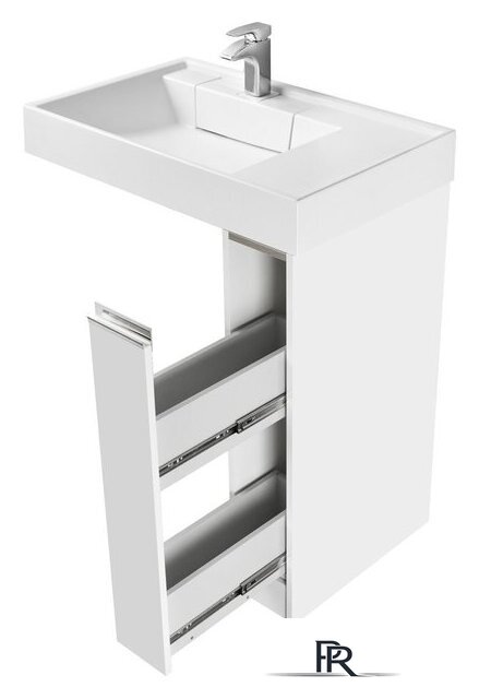  Акватон Тумба под умывальник Лондри 20 1A236101LH010 (белый) - Изображение №2 — Интернет-магазин ПроЗаказ