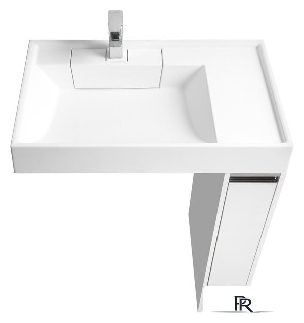  Акватон Тумба под умывальник Лондри 20 1A236101LH010 (белый) - Изображение №3 — Интернет-магазин ПроЗаказ