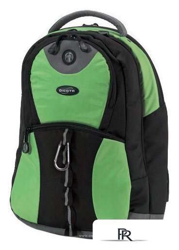 Городской рюкзак DICOTA Mission N11638N (черный/зеленый) - Изображение №1 — Интернет-магазин ПроЗаказ