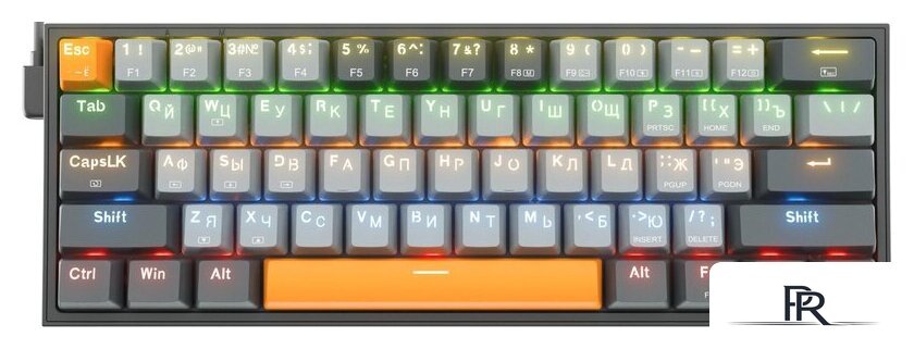 Клавиатура Redragon Fizz (черный/серый) - Изображение №1 — Интернет-магазин ПроЗаказ