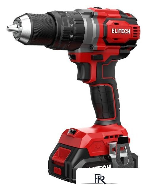 Ударная дрель-шуруповерт ELITECH ДА 20УБЛ2 E2201.047.02 (с 2-мя АКБ, кейс) - Изображение №1 — Интернет-магазин ПроЗаказ