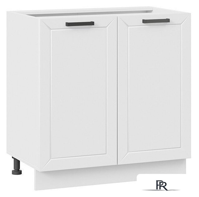 Шкаф напольный Трия Лорас 1Н8 (белый/холст белый) - Изображение №1 — Интернет-магазин ПроЗаказ