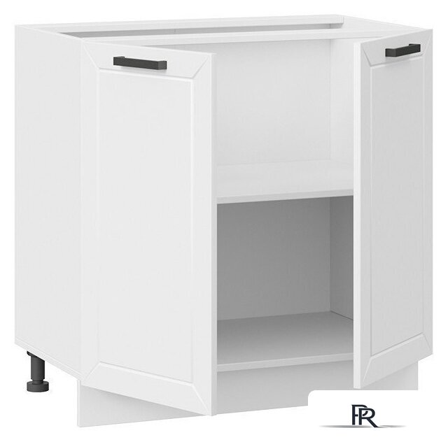 Шкаф напольный Трия Лорас 1Н8 (белый/холст белый) - Изображение №2 — Интернет-магазин ПроЗаказ