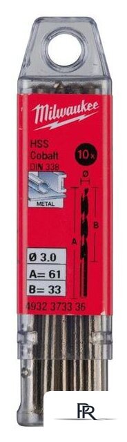 Набор сверл Milwaukee 4932373337 (10 предметов) - Изображение №1 — Интернет-магазин ПроЗаказ
