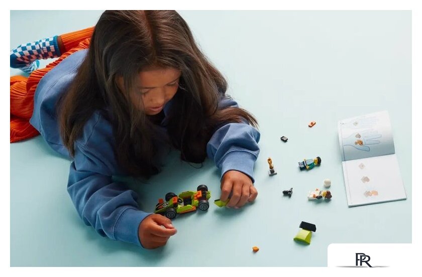 Конструктор LEGO City 60399 Зеленый гоночный автомобиль - Изображение №7 — Интернет-магазин ПроЗаказ