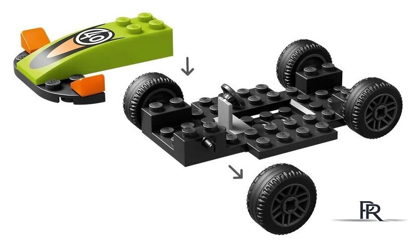 Конструктор LEGO City 60399 Зеленый гоночный автомобиль - Изображение №5 — Интернет-магазин ПроЗаказ