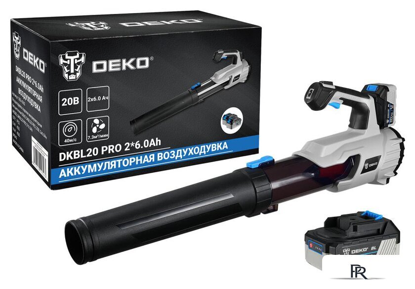 Ручная воздуходувка Deko DKBL20 Pro 063-4362 (с 2-мя АКБ) - Изображение №1 — Интернет-магазин ПроЗаказ