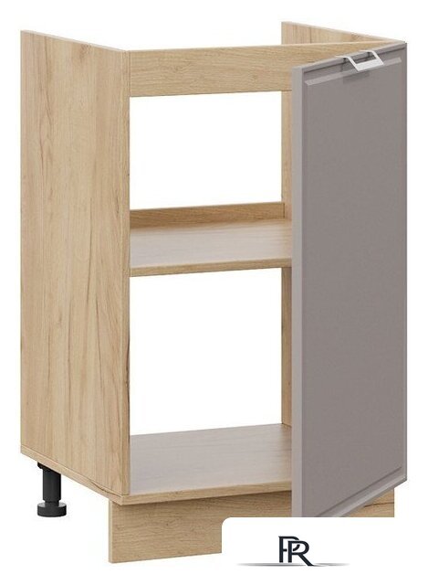 Шкаф напольный Трия Белладжио 1Н5М (дуб крафт золотой/софт капучино) - Изображение №2 — Интернет-магазин ПроЗаказ