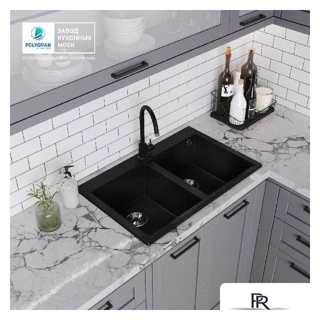 Кухонная мойка Polygran Brig 790 (черный) - Изображение №8 — Интернет-магазин ПроЗаказ