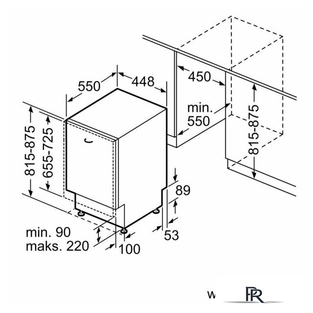Встраиваемая посудомоечная машина Bosch Serie 4 SPV4EMX25E - Изображение №8 — Интернет-магазин ПроЗаказ
