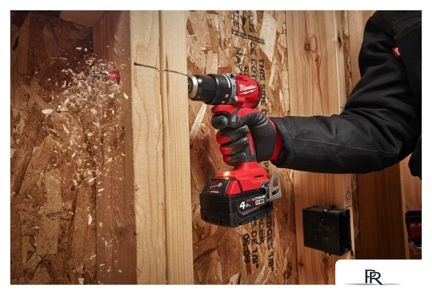 Ударная дрель-шуруповерт Milwaukee M18 M18BLPDRC-202C 4933492822 (с 2-мя АКБ 2 Ач, кейс) - Изображение №10 — Интернет-магазин ПроЗаказ