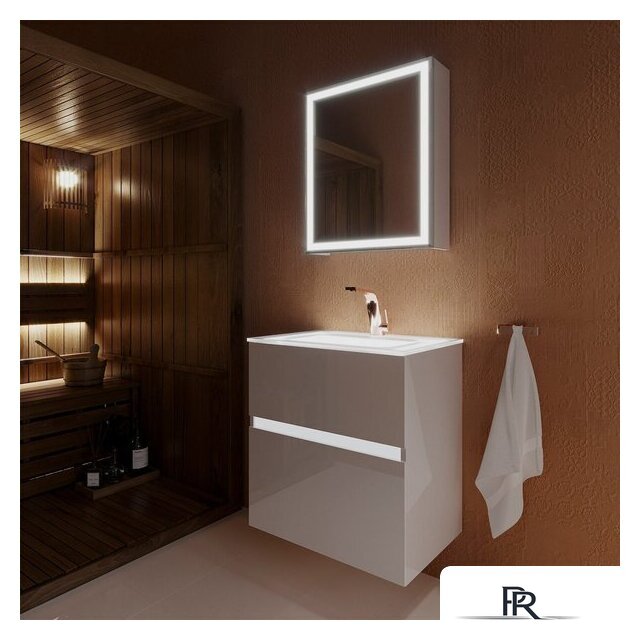  Lauter Тумба под умывальник Emma 60 (белый глянец) - Изображение №6 — Интернет-магазин ПроЗаказ