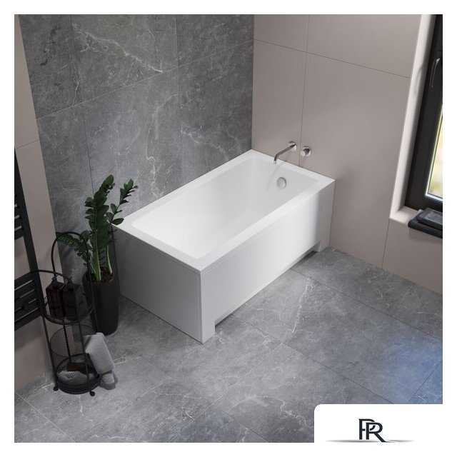 Ванна Lauter Estelle 130 21206030 (с каркасом и сифоном 21Y11021 матовый черный) - Изображение №7 — Интернет-магазин ПроЗаказ