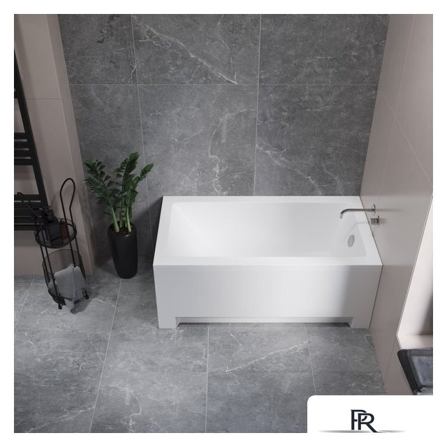 Ванна Lauter Estelle 130 21206030 (с каркасом и сифоном 21Y11021 матовый черный) - Изображение №9 — Интернет-магазин ПроЗаказ