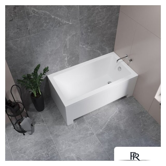 Ванна Lauter Estelle 130 21206030 (с каркасом и сифоном 21Y11021 матовый черный) - Изображение №8 — Интернет-магазин ПроЗаказ