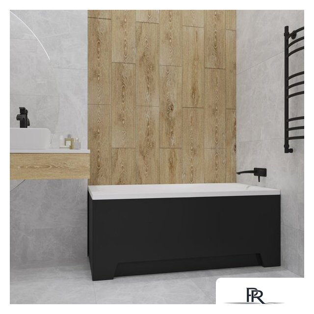 Ванна Lauter Estelle 130 21206030 (с каркасом и сифоном 21Y11021 матовый черный) - Изображение №25 — Интернет-магазин ПроЗаказ