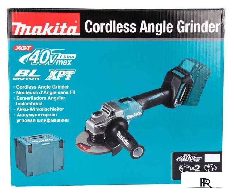 Угловая шлифмашина Makita GA005GM201 (с 2-мя АКБ) - Изображение №15 — Интернет-магазин ПроЗаказ