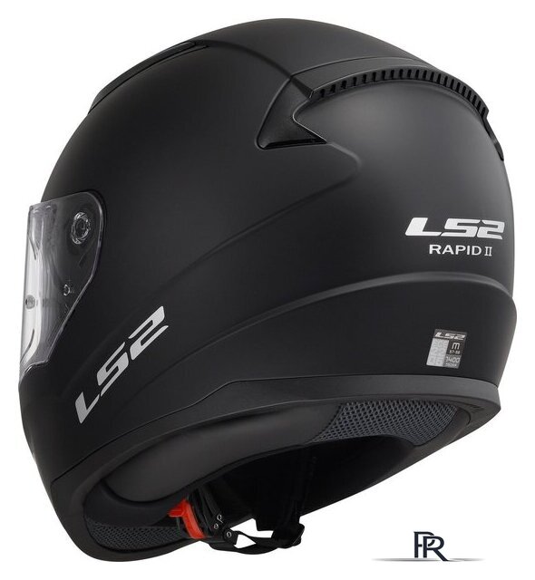 Мотошлем LS2 FF353 Rapid II Solid (3XL, черный матовый) - Изображение №11 — Интернет-магазин ПроЗаказ