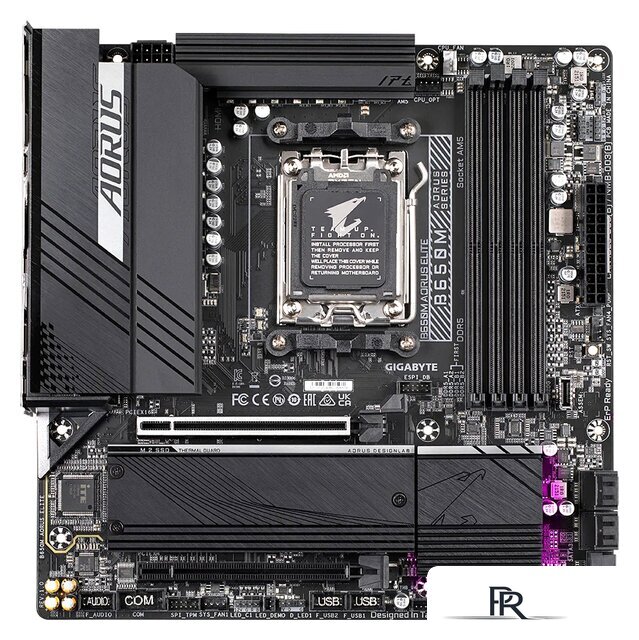 Материнская плата Gigabyte B650M Aorus Elite (rev. 1.0) - Изображение №1 — Интернет-магазин ПроЗаказ