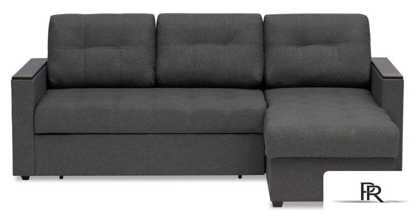 Диван Mio Tesoro Атланта Лайт 111 (Savana Grey/Ecostile Chocolate) - Изображение №3 — Интернет-магазин ПроЗаказ