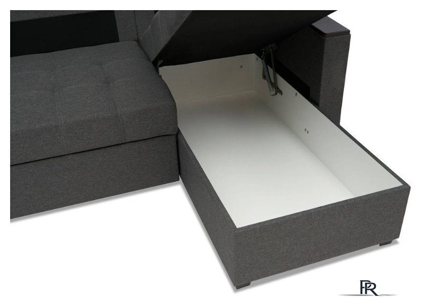 Диван Mio Tesoro Атланта Лайт 111 (Savana Grey/Ecostile Chocolate) - Изображение №8 — Интернет-магазин ПроЗаказ