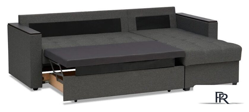 Диван Mio Tesoro Атланта Лайт 111 (Savana Grey/Ecostile Chocolate) - Изображение №6 — Интернет-магазин ПроЗаказ