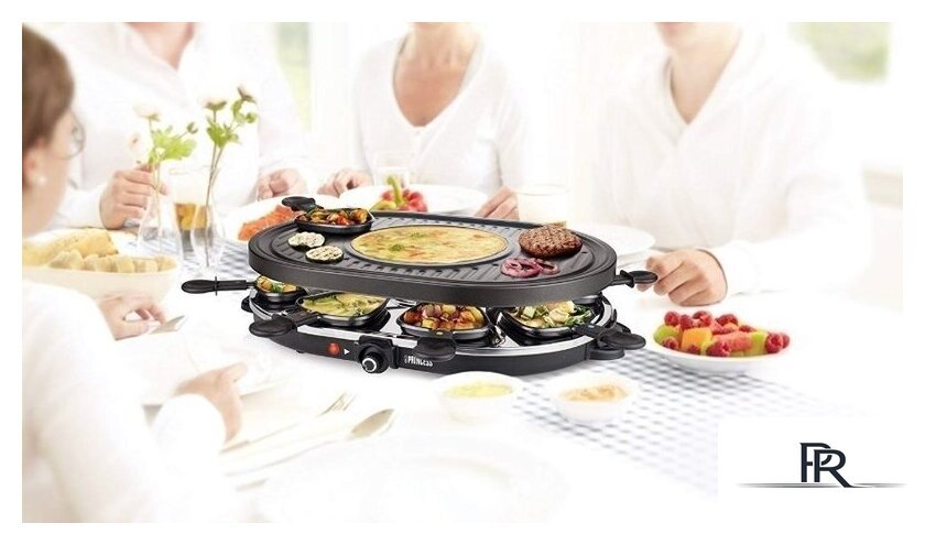 Раклетница Princess 162700 Raclette 8 Oval Grill Party - Изображение №3 — Интернет-магазин ПроЗаказ