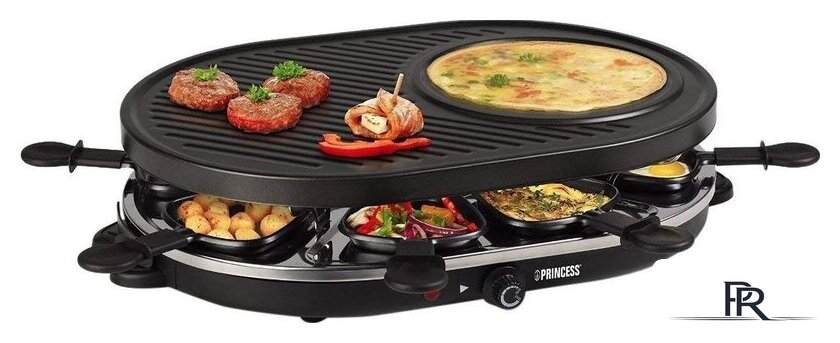 Раклетница Princess 162700 Raclette 8 Oval Grill Party - Изображение №1 — Интернет-магазин ПроЗаказ