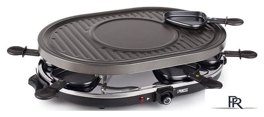 Раклетница Princess 162700 Raclette 8 Oval Grill Party - Изображение №2 — Интернет-магазин ПроЗаказ