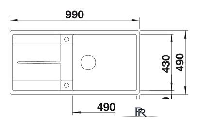 Кухонная мойка Blanco Metra XL 6 S-F (антрацит) [519150] - Изображение №2 — Интернет-магазин ПроЗаказ