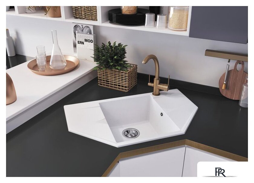 Кухонная мойка Polygran Riff-800 (серый 14) - Изображение №3 — Интернет-магазин ПроЗаказ