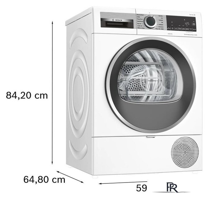 Сушильная машина Bosch Serie 6 WQG241MSPL - Изображение №7 — Интернет-магазин ПроЗаказ