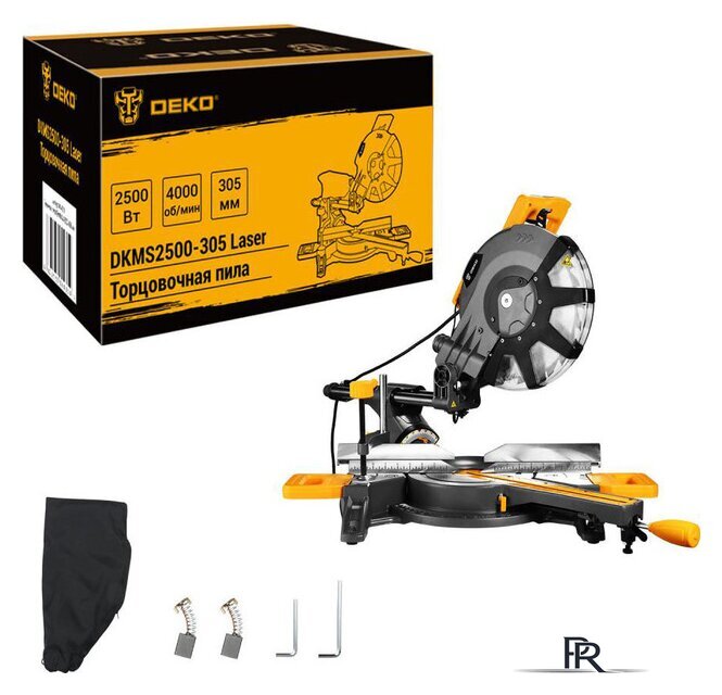 Торцовочная пила Deko DKMS2500-305 Laser 063-4316 - Изображение №1 — Интернет-магазин ПроЗаказ