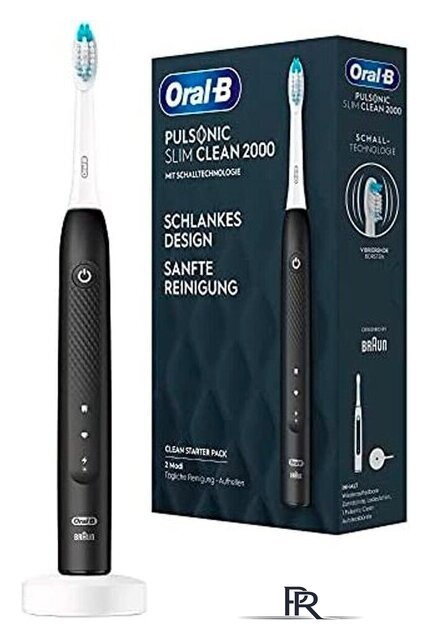 Электрическая зубная щетка Oral-B Pulsonic Slim Clean 2000 (черный) - Изображение №1 — Интернет-магазин ПроЗаказ