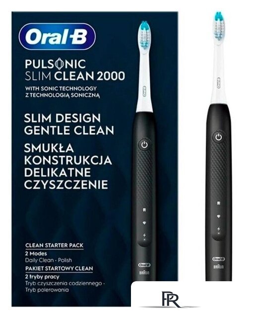 Электрическая зубная щетка Oral-B Pulsonic Slim Clean 2000 (черный) - Изображение №10 — Интернет-магазин ПроЗаказ