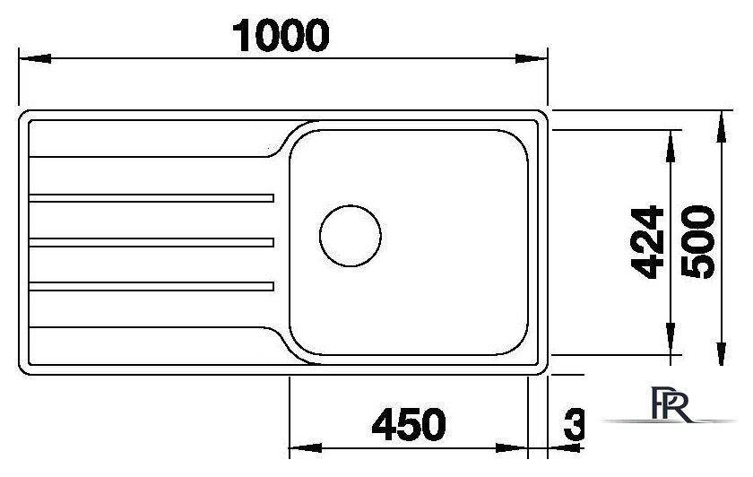Кухонная мойка Blanco Lemis XL 6 S-IF 523034 (серебристый) - Изображение №3 — Интернет-магазин ПроЗаказ