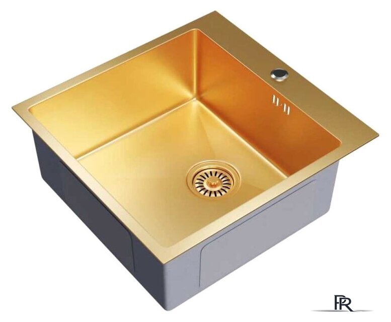 Кухонная мойка Mixline Pro 550548 (золото, с сифоном) - Изображение №1 — Интернет-магазин ПроЗаказ
