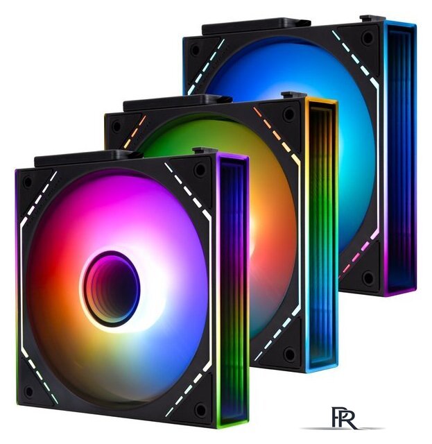 Комплект вентиляторов для корпуса Thermalright TL-M12QR-S X3 (черный) - Изображение №4 — Интернет-магазин ПроЗаказ