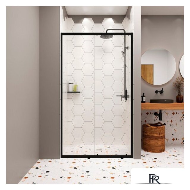 Душевая дверь Domani-Spa DoorCube 100x190 DS04DCb100L0Cl00.Gt-Black - Изображение №10 — Интернет-магазин ПроЗаказ