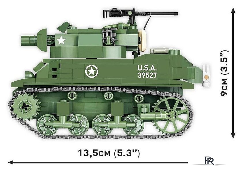 Конструктор Cobi Historical Collection WWII H.M.C. M8 Scott - Изображение №8 — Интернет-магазин ПроЗаказ
